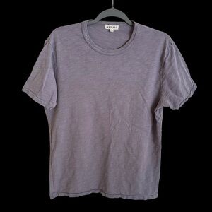 Alex Mill size Medium Purple Slub Cotton T‎ Shirt Top Tee